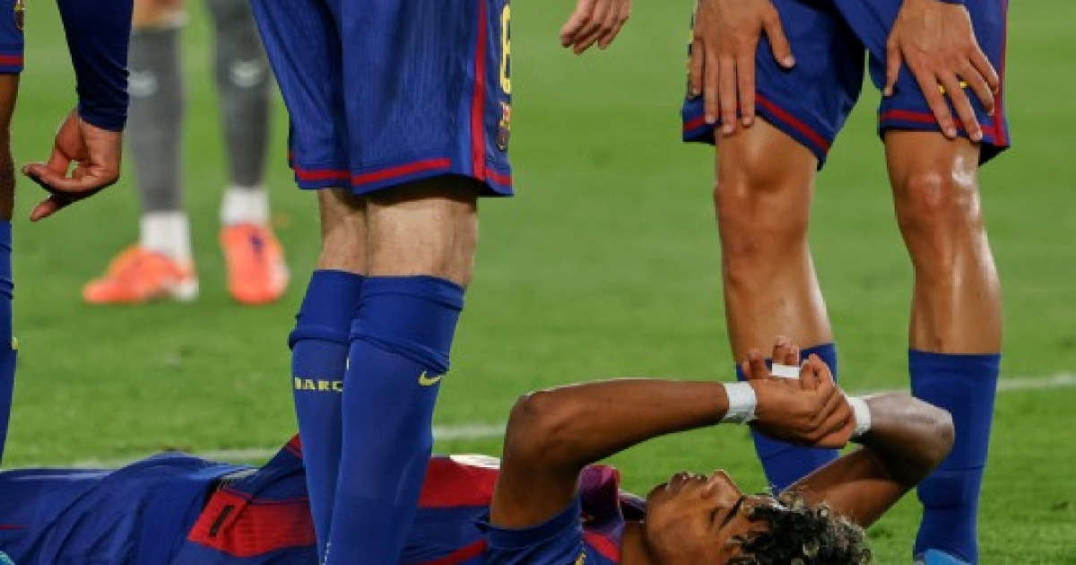 '라리가 아웃, 월드컵은 OK'...바르샤 야말, 햄스트링 부상에도 생애 첫 월드컵 출전 가능