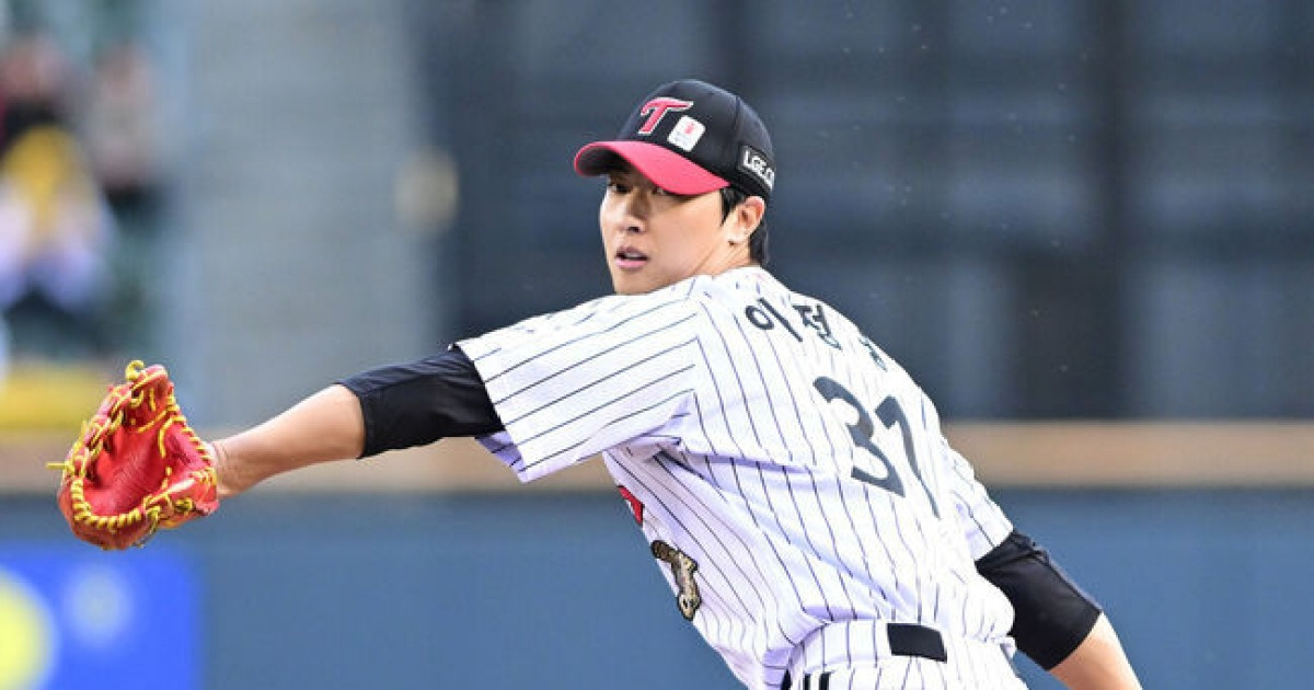 "구위 좋아서 4회도 올렸다"...LG 이정용, 선발 전환한다. 염갈량 "윤식이와 1+1도 가능하다"