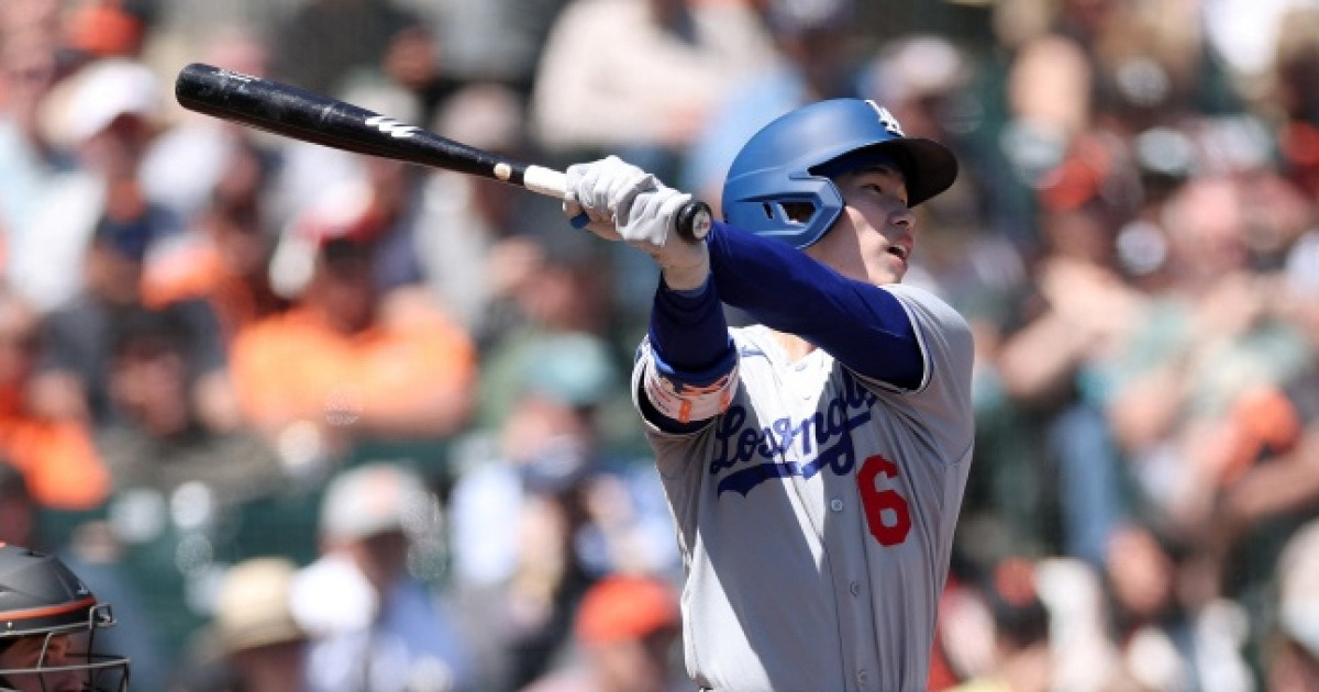 '이정후·오타니 침묵' 김혜성 멀티히트, SF 에이스 무너트리다... LAD 3-0 승 [LAD-SF 리뷰]