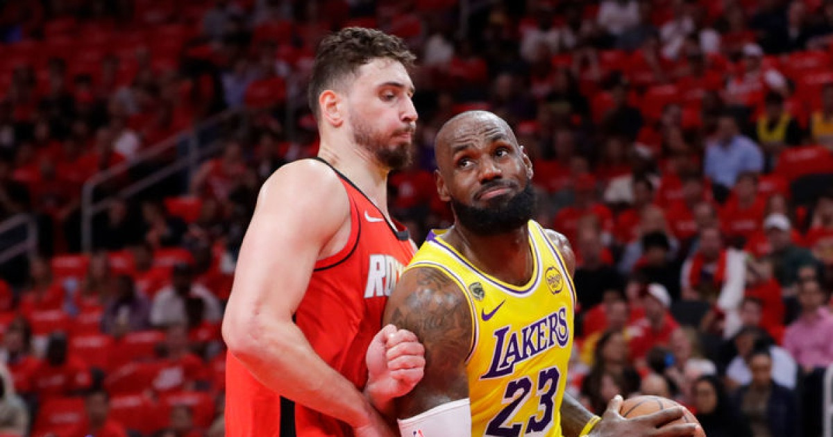NBA 레이커스, 휴스턴에 PO 1R 3연승…준결승 진출 눈앞