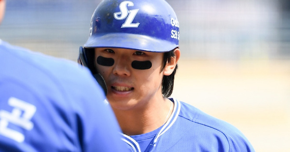 '6연패' 삼성에 천군만마가 온다 "김성윤 실전시작, 28일 두산전 합류 가능"