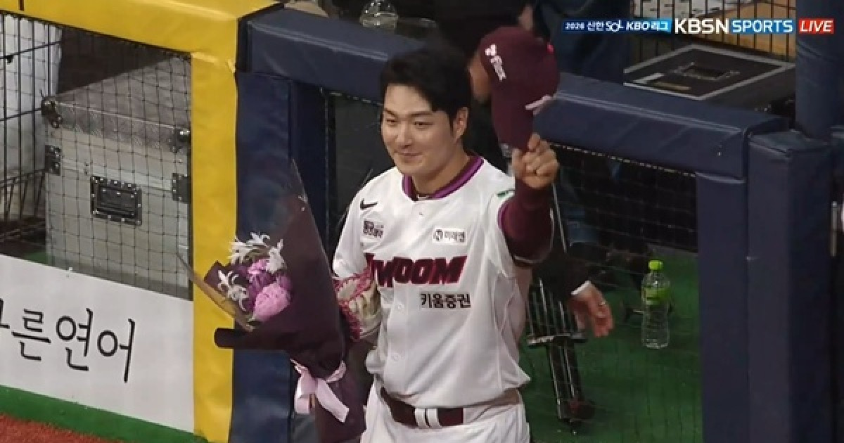 원태인-안우진 눈물, 마지막 배웅은 서건창… 모두를 울린 박병호 은퇴식[고척에서]