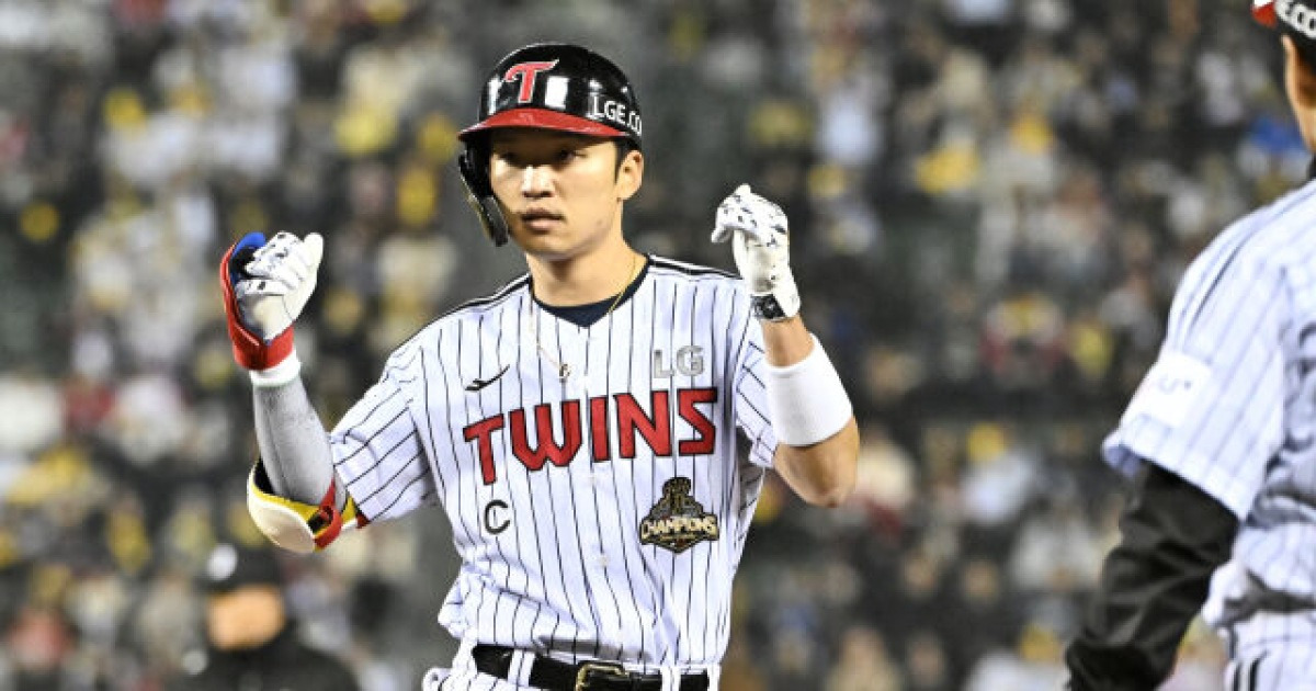 '파격' 문성주 오지환 박해민 사라졌다... '벤자민 공략 작전' LG 선발 라인업, 우타자 대거 투입 [MD잠실]