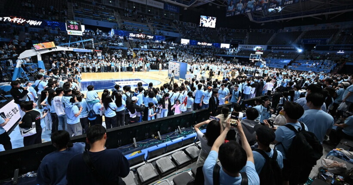 점프볼 - 고양 소노 아레나 관중 운집 예고