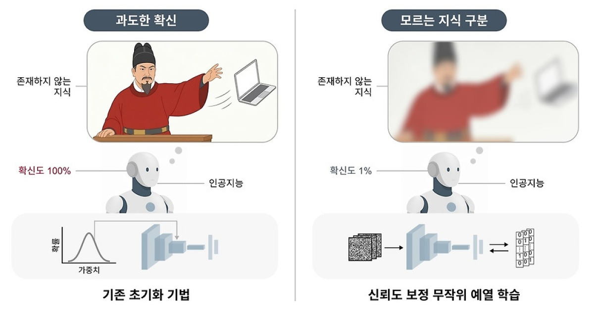 ‘모르는 건 모른다고 답하는 AI’···카이스트, 신뢰성 높이는 학습방법 개발