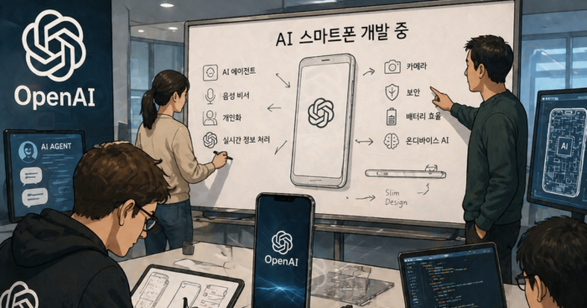 오픈AI, 퀄컴·미디어텍과 손잡고 스마트폰 개발?