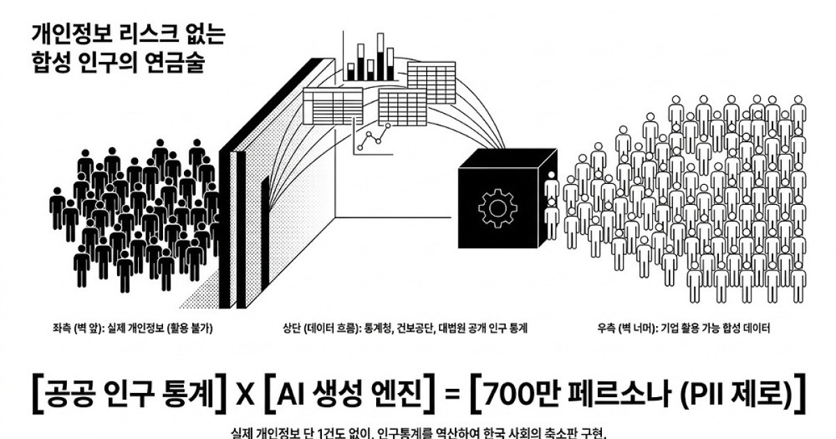 AI가 '가상의 한국인' 700만 명을 만들었다