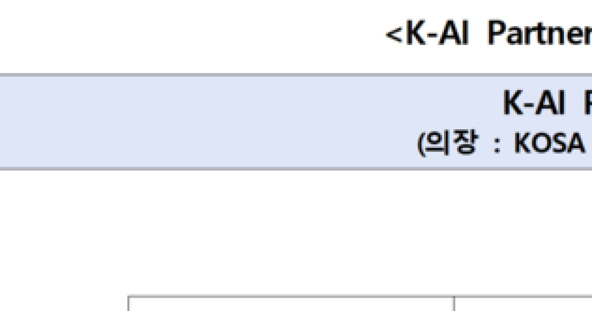 AI 대표 민간 연합체 ‘K-AI 파트너십’ 출범...“AI 3강 향한 현장의 구심점 될 것”