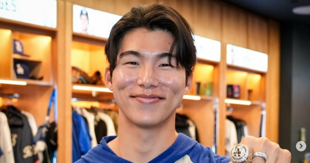 “내 인생 최고의 선택” LA 다저스 김혜성, 드디어 월드시리즈 반지 받았다