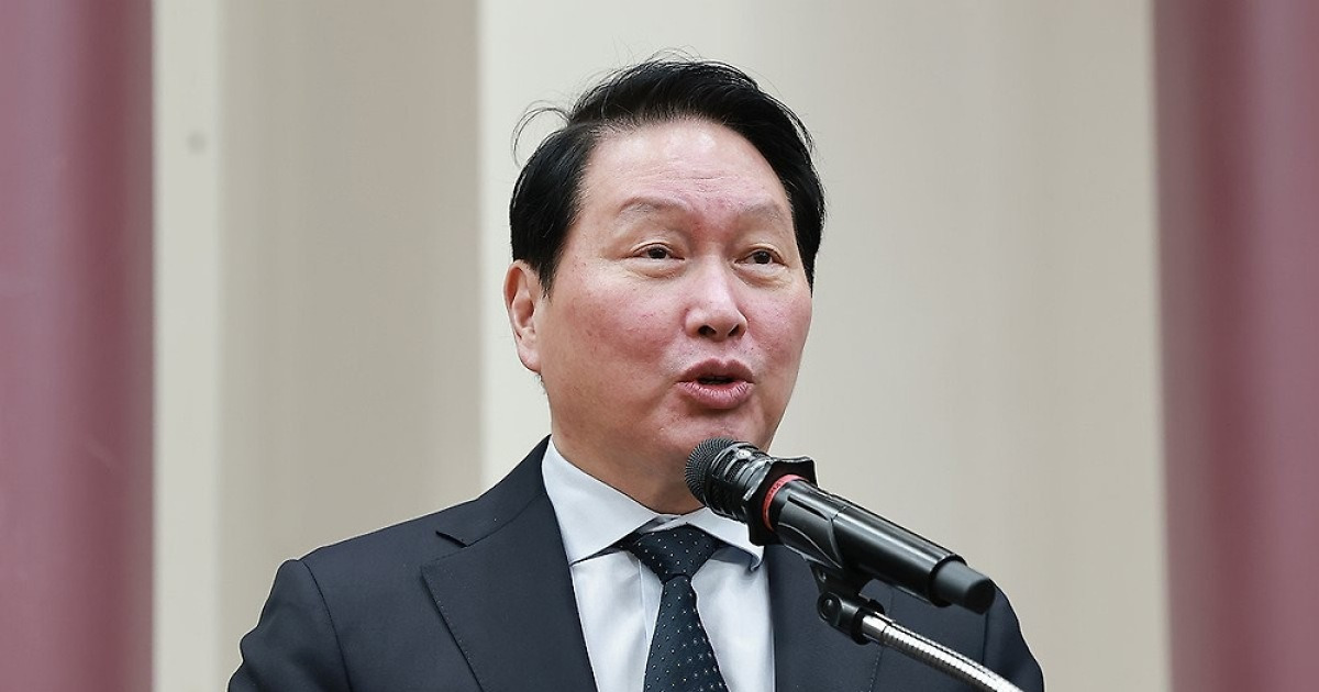 최태원 "AI 경쟁력 위해 일본과 협력해야"…한일 경제통합 제안(종합)