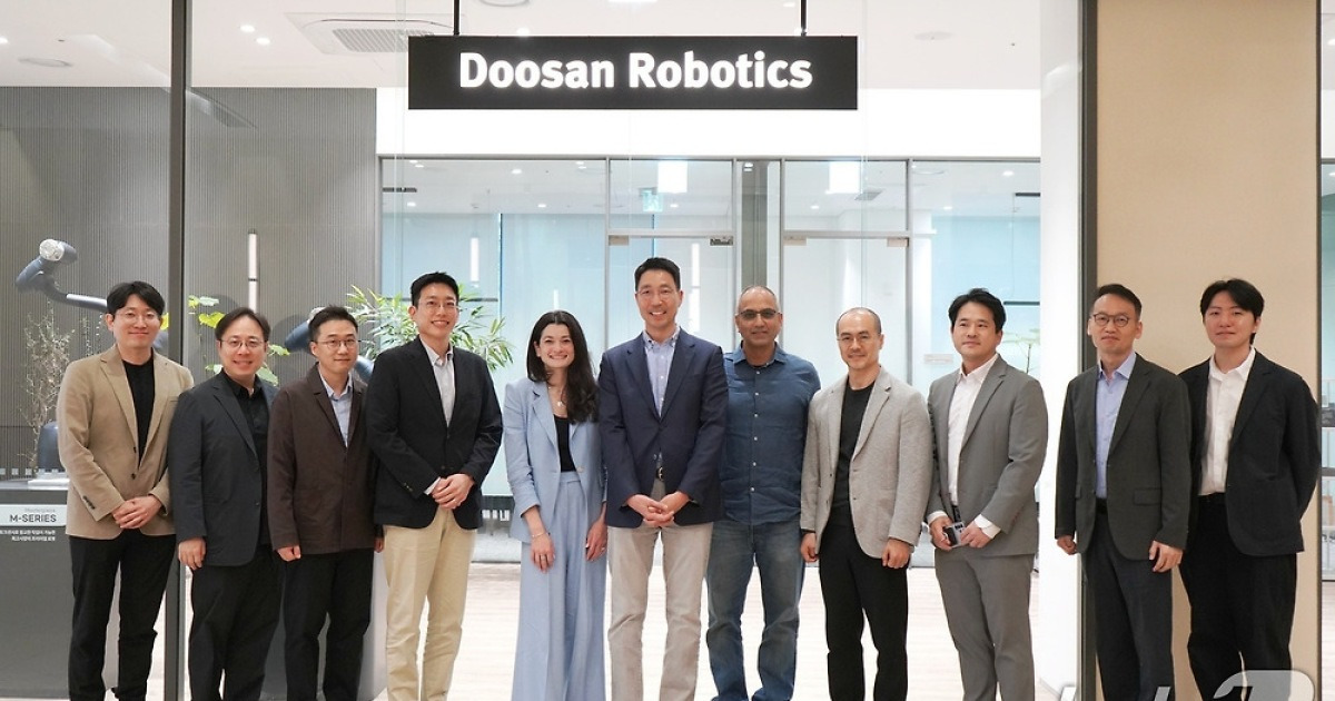 엔비디아 젠슨 황 장녀, 두산로보틱스 방문…피지컬 AI 협력 논의