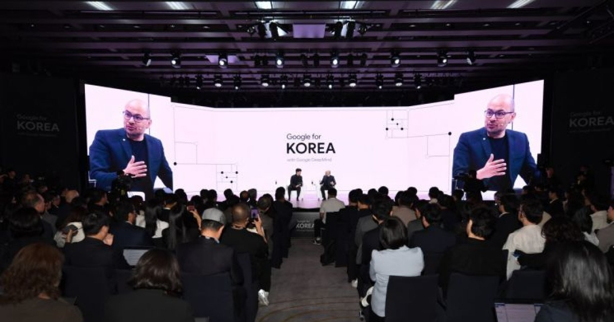 '알파고 쇼크' 10년 만에 재회한 이세돌·하사비스…"AGI 시대 열 것"