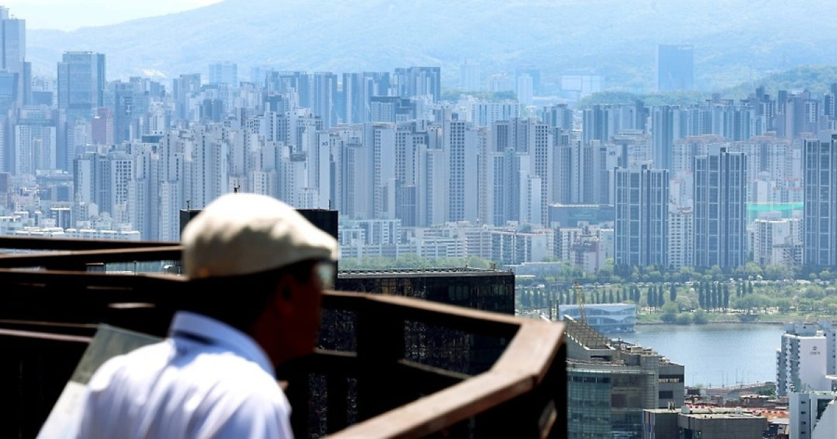 도심 아파트 전경