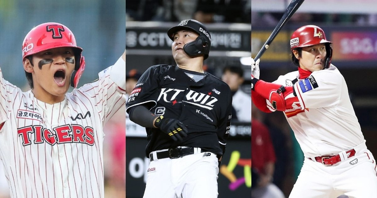 김도영 선두에 최정·장성우 가세…홈런 레이스 ‘토종 강세’