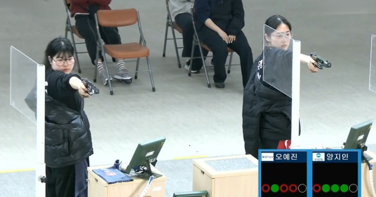 사격 오예진·양지인, AG행 확정…파리 영광 재현