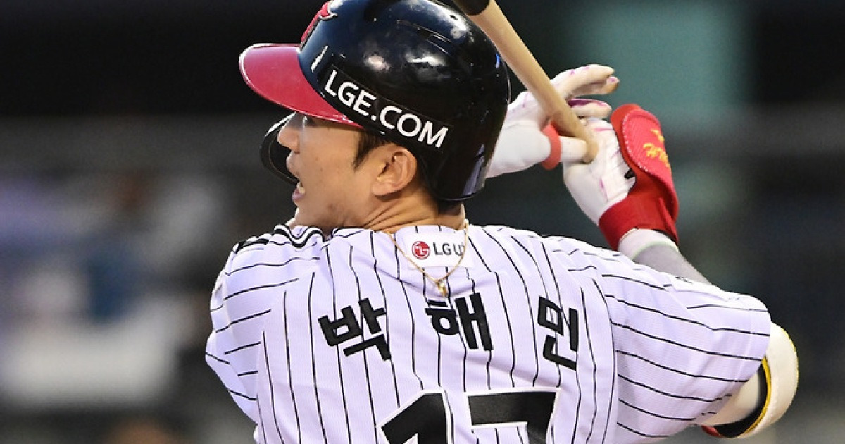 젊은 여성팬 지지 압도적..LG 박해민, 2년 연속 ‘가장 영향력 있는 야구선수’ 선정