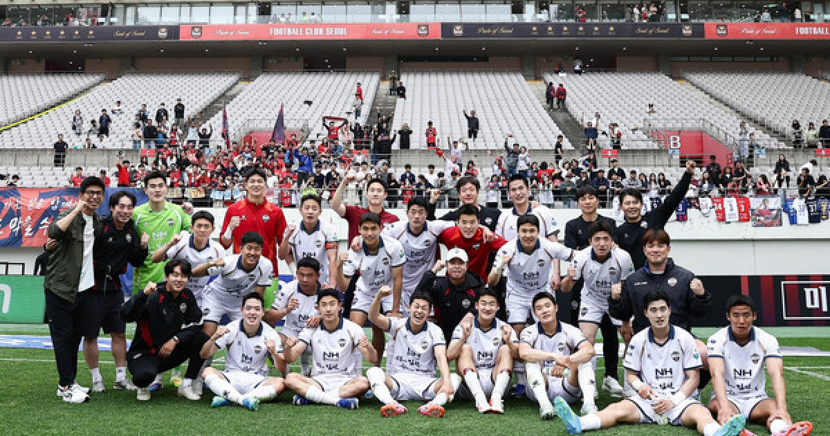 'FC서울전 3연승' 김천상무, 3-2로 역전승 K리그 2연승…주승진 감독 "선수들에 감사"