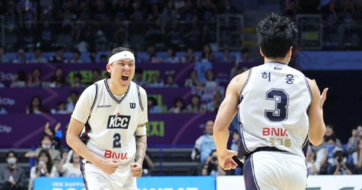 '숀 롱 22점 19리바' KCC, 챔프전 1차전 소노 75-67 격파...우승 확률 71.4%