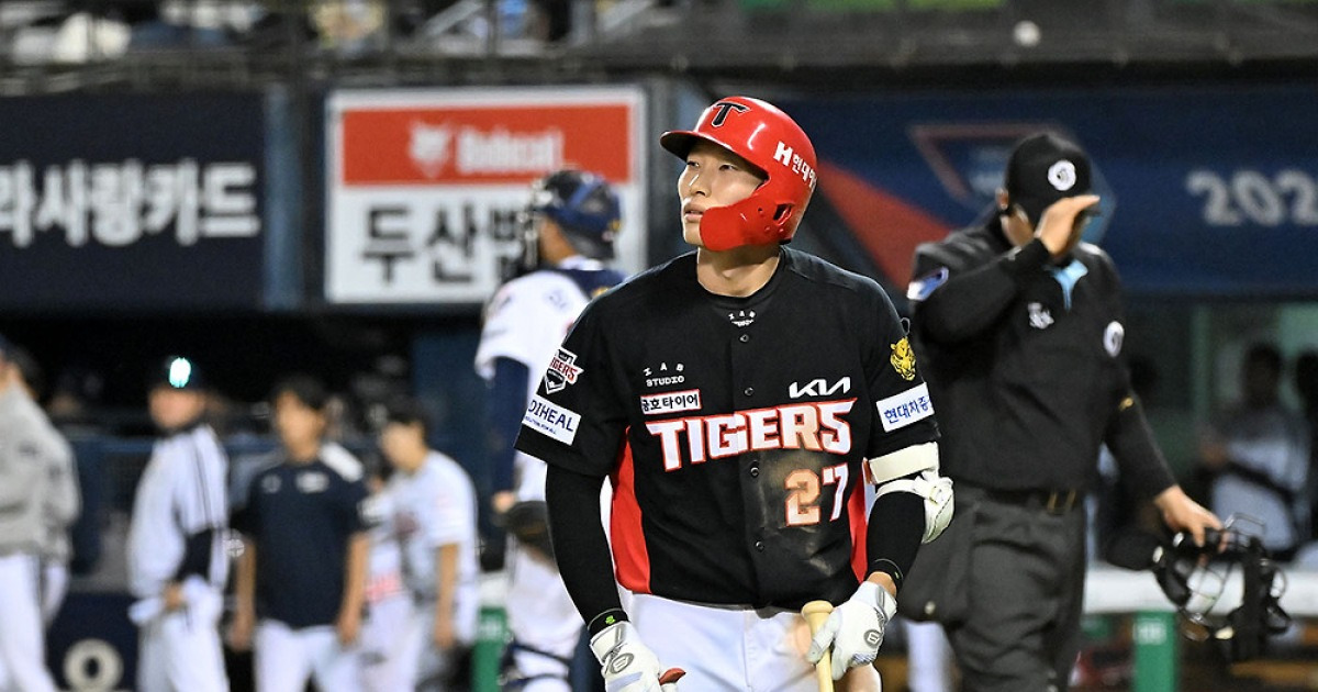 꽃감독 결단 내렸다! '4G 연속 무안타' 김호령 선발 제외…투수 이형범 1군 콜업 [광주 현장]