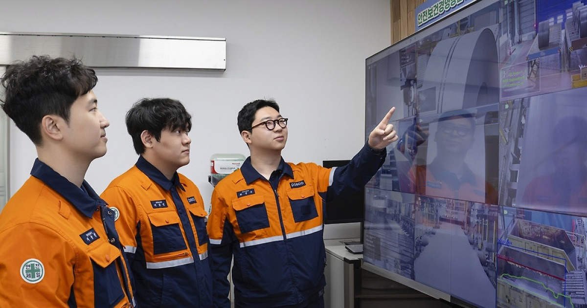 포항제철소, 냉연라인에 ‘AI CCTV 100대’ 구축