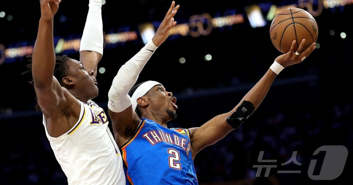 NBA 오클라호마시티, 레이커스 완파…서부 결승 진출까지 1승