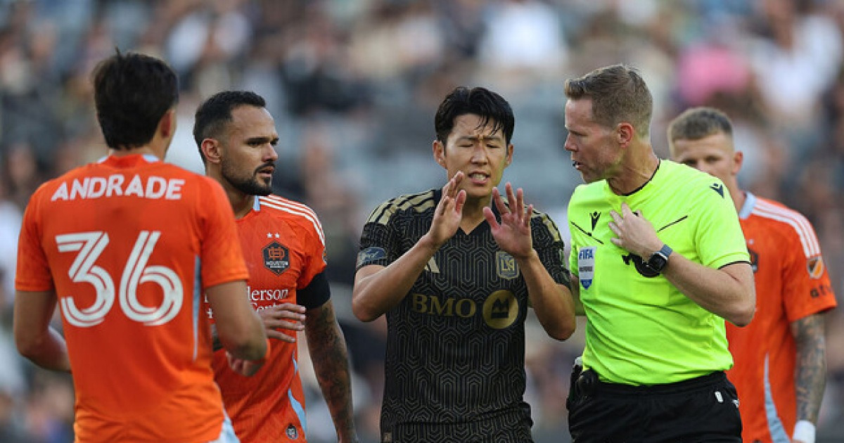‘손흥민 美친 9호 도움’ LAFC 참사 어떻게든 막는다…휴스턴에 1-2로 뒤지며 전반 종료