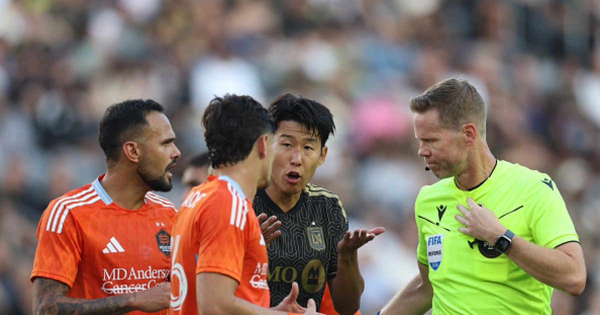 ‘손흥민 도움 취소+10경기 무득점’ LAFC, 안방서 휴스턴에 1-4 완패