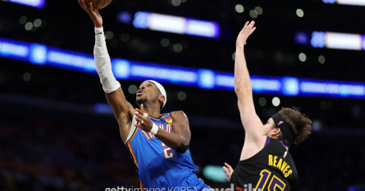 4연승 또 4연승! 지는 법 잊은 오클라호마시티, LA 레이커스 완파하고 서부 결승행[NBA PO]