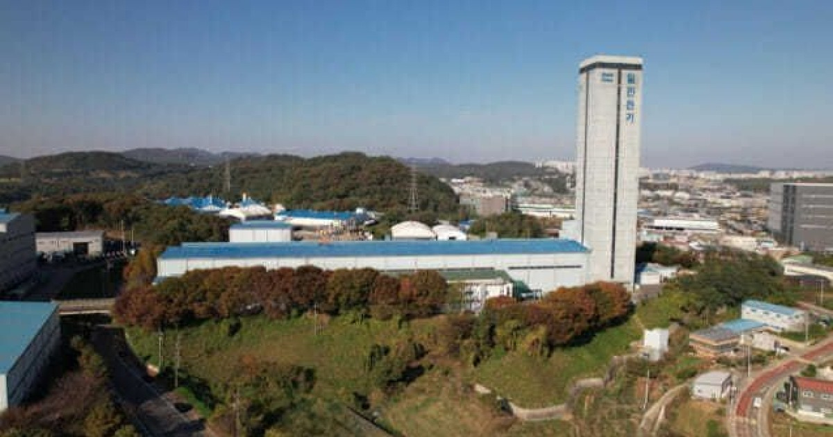 경기도 화성시에 위치한 일진전기 케이블 공장 전경