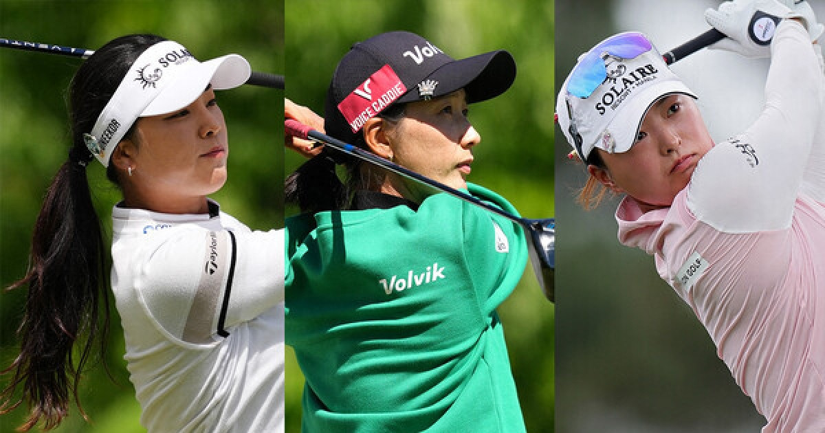 윤이나·최운정, 크로거 퀸시티 대회 1R 공동1위…고진영 1타차 [LPGA]