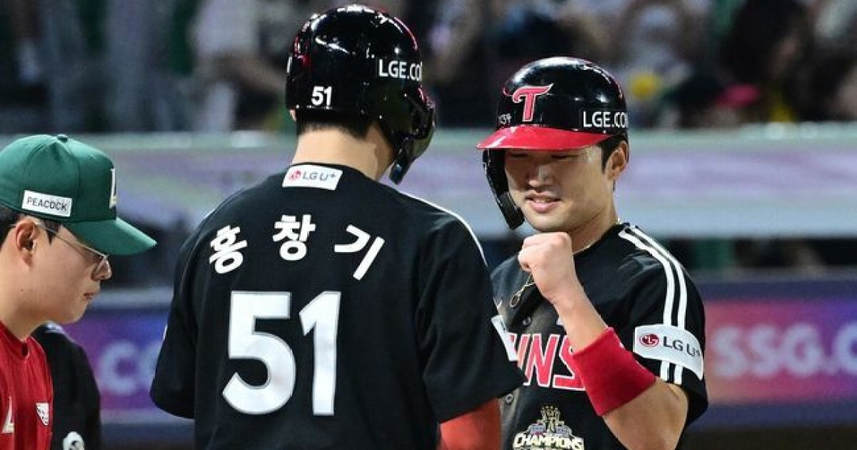 8회말 만루 홈런 동점→9회초 밀어내기 결승점...'손주영 무사 1,2루 막고 세이브' LG, SSG에 8-7 승리 [인천 리뷰]
