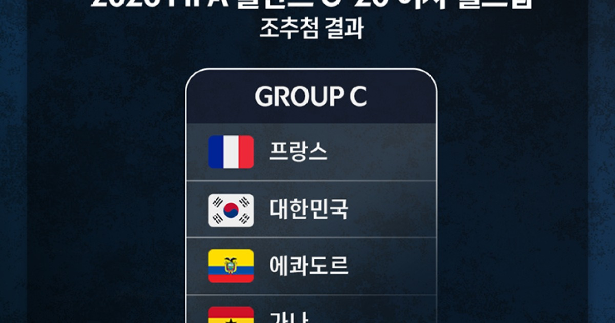 여자축구, 프랑스·에콰도르·가나와 U-20 월드컵 C조…9월 5일 개막