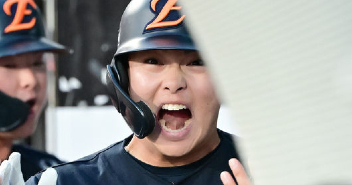 '벌써 8호' 한화 1위 등극, 거포 돌멩이 변신 "저는 홈런타자 아니라…형들보다 안타 더 많이 치겠습니다"