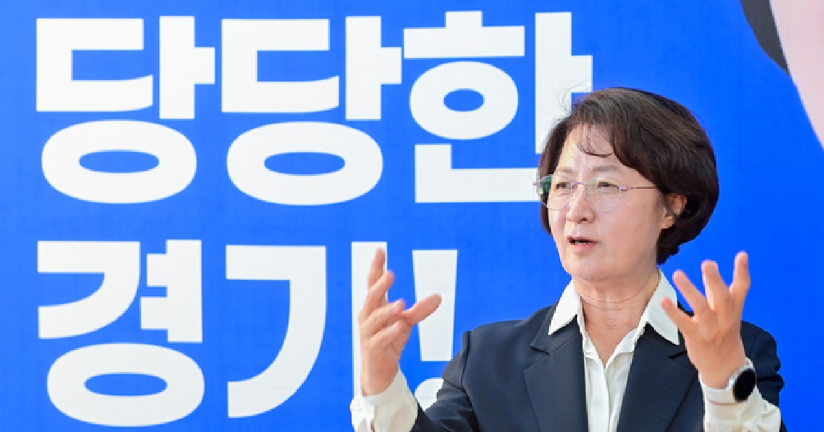 [인터뷰] 추미애 경기도지사 후보 “경기도 난제 풀 적임자… GTX·반도체·AI로 대전환”