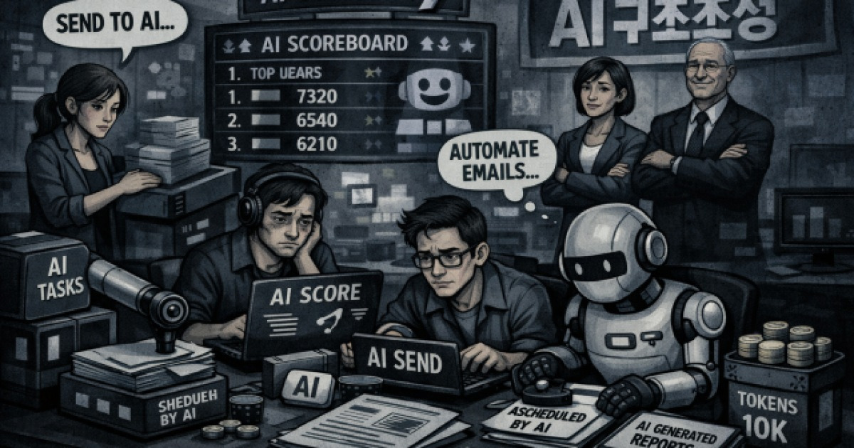 AI 쓰는 척만 잘 하는 기업들…직원은 점수로, 기업은 해고로 '포장'