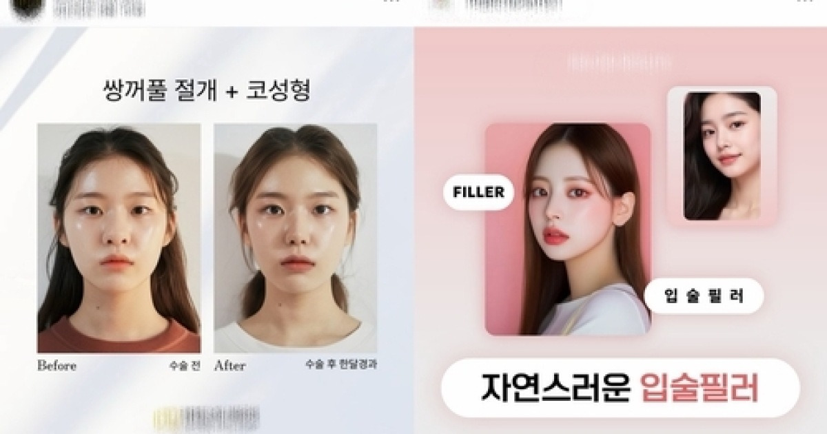 AI로 만든 ‘가짜 시술 사진·후기’ 온라인 범람...소비자 혼란