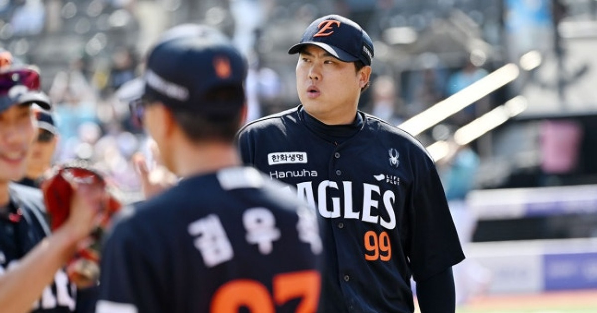 한화 불펜이 날린 '류현진 韓·美 200승' 대기록, 7회 6-3 리드→3연속 볼넷→김현수·김상수 적시타…결국 6-6 동점 [수원 라이브]