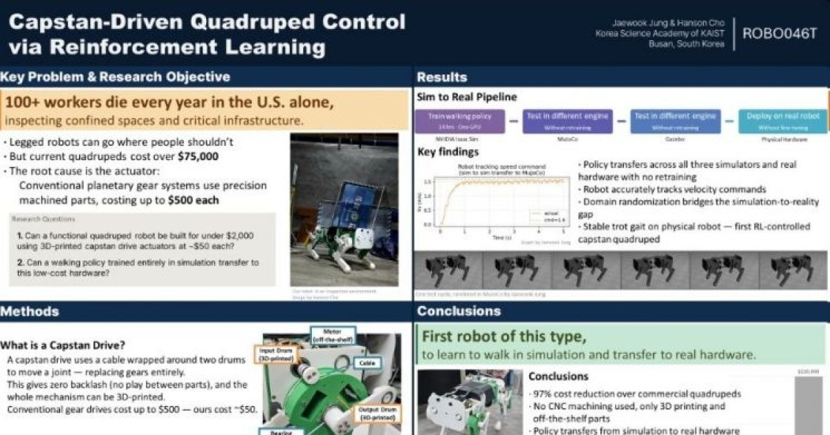 'AI 앱' 만들고 로봇 제어했다…한국 청소년들 세계 과학대회서 본상