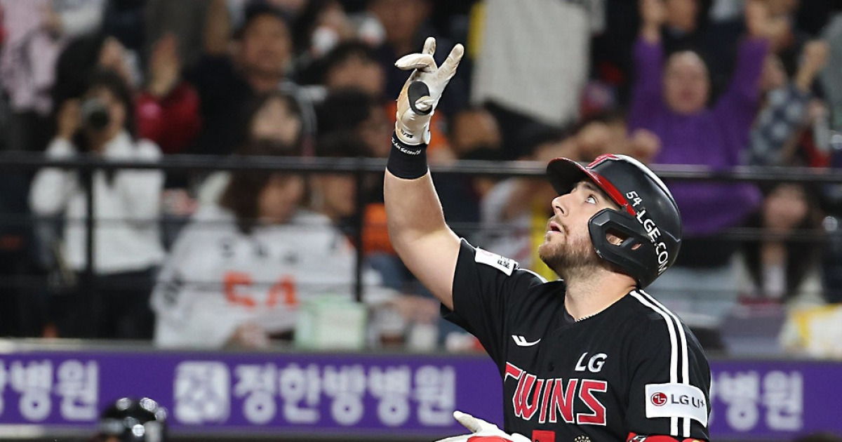 ‘컨택X장타X선구안’ 오스틴, 약점이 없다 ‘LG 역사상 첫 MVP 조준’