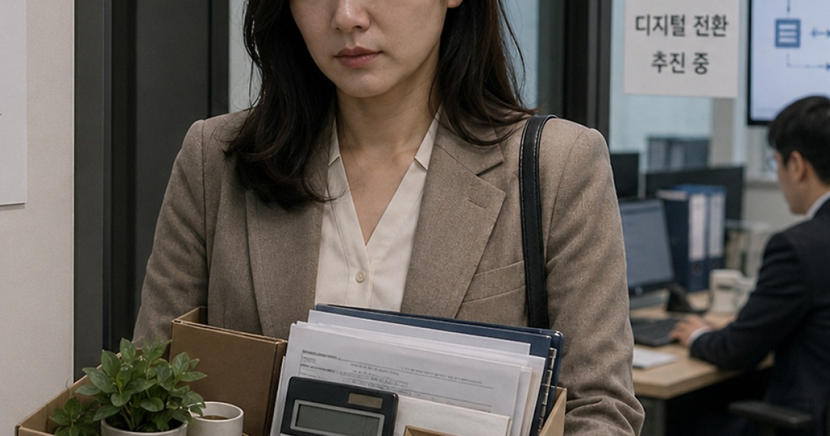 평생 직장은 옛말… AI에 밀려난 경리직