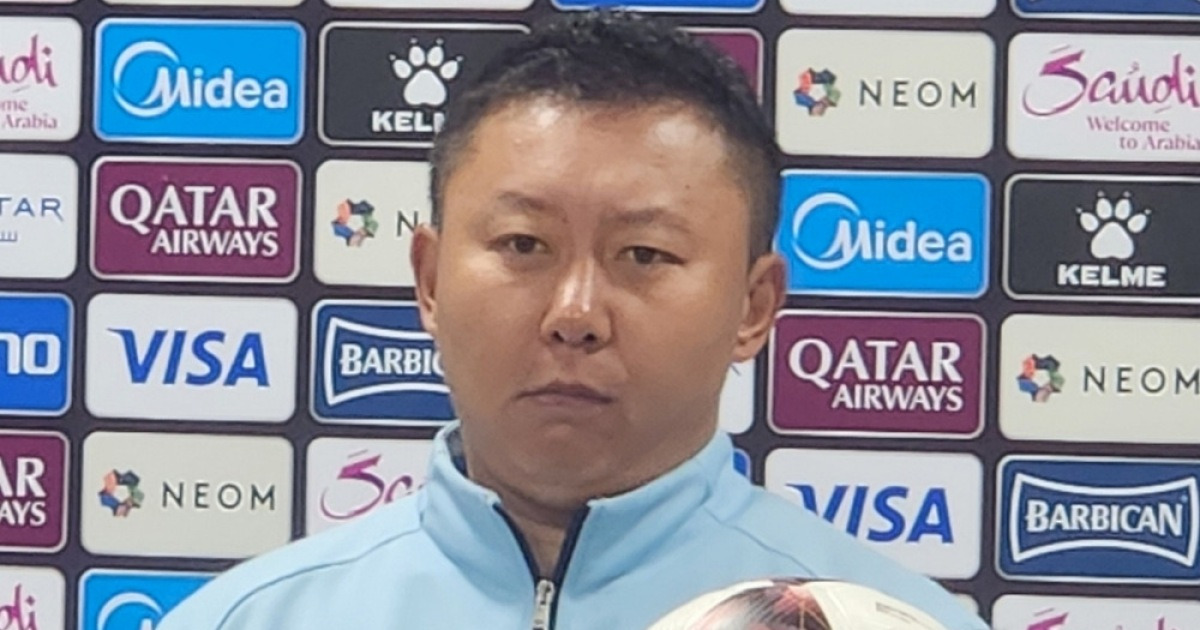 리유일 北 내고향 감독 "이곳(수원)은 축구 관심이 많은 것 같다" [수원 현장]