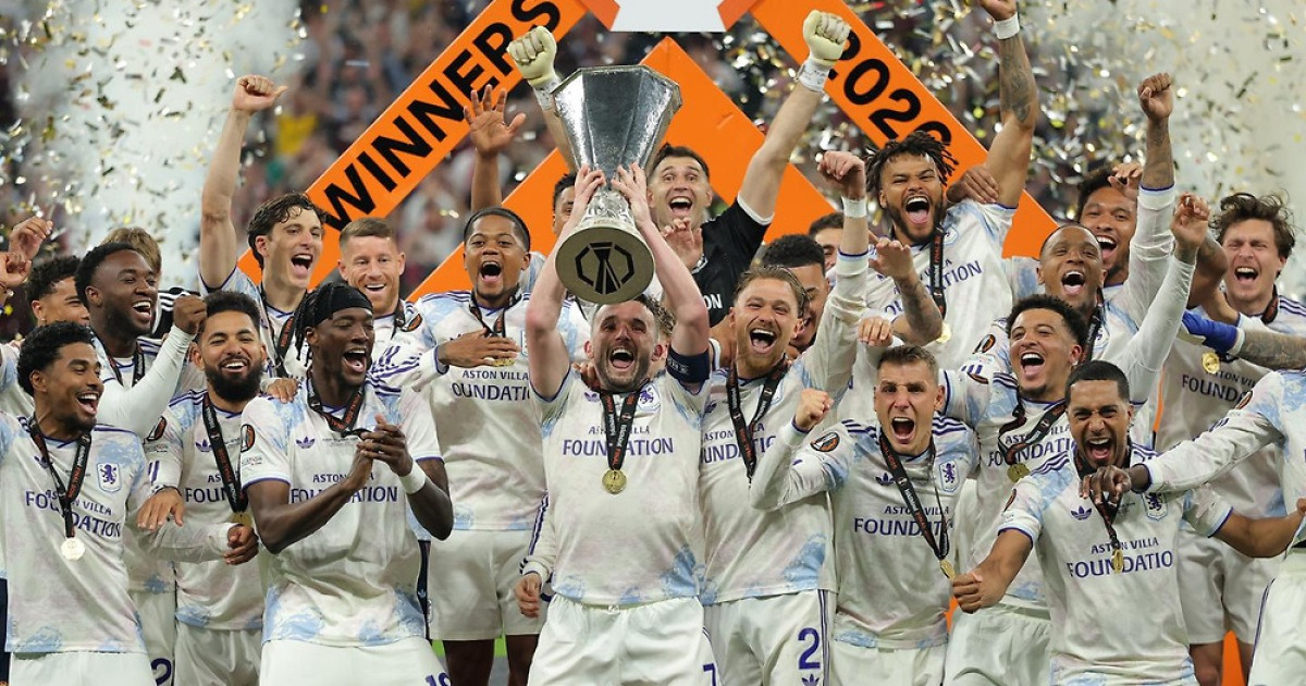 역시 '유로파의 왕'... 에메리 애스턴 빌라 감독, 5번째 UEL 트로피 수집