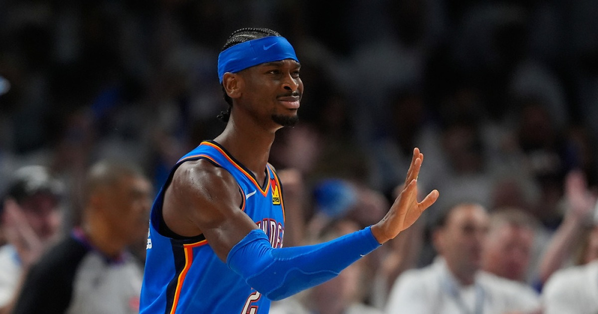 ‘30점’ 폭발 SGA, MVP 위용 뽐냈다…OKC, 샌안토니오 잡고 서부 결승 ‘1승1패’ 원점