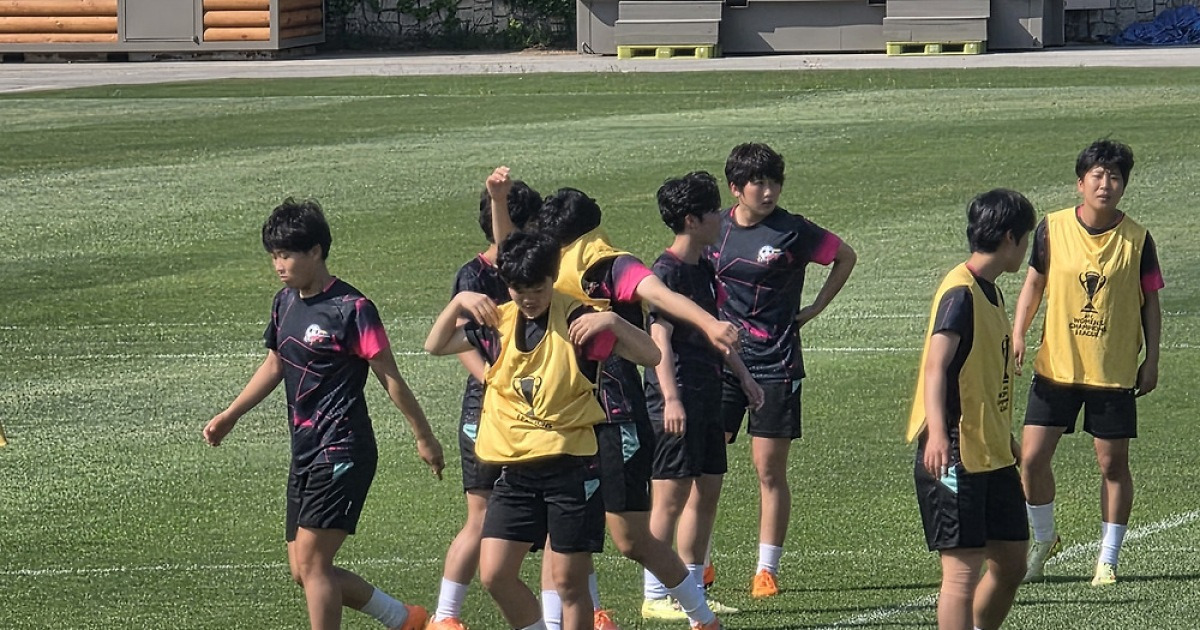시종일관 화기애애, 결승 전날도 웃음꽃 피우며 최종 훈련 임한 내고향