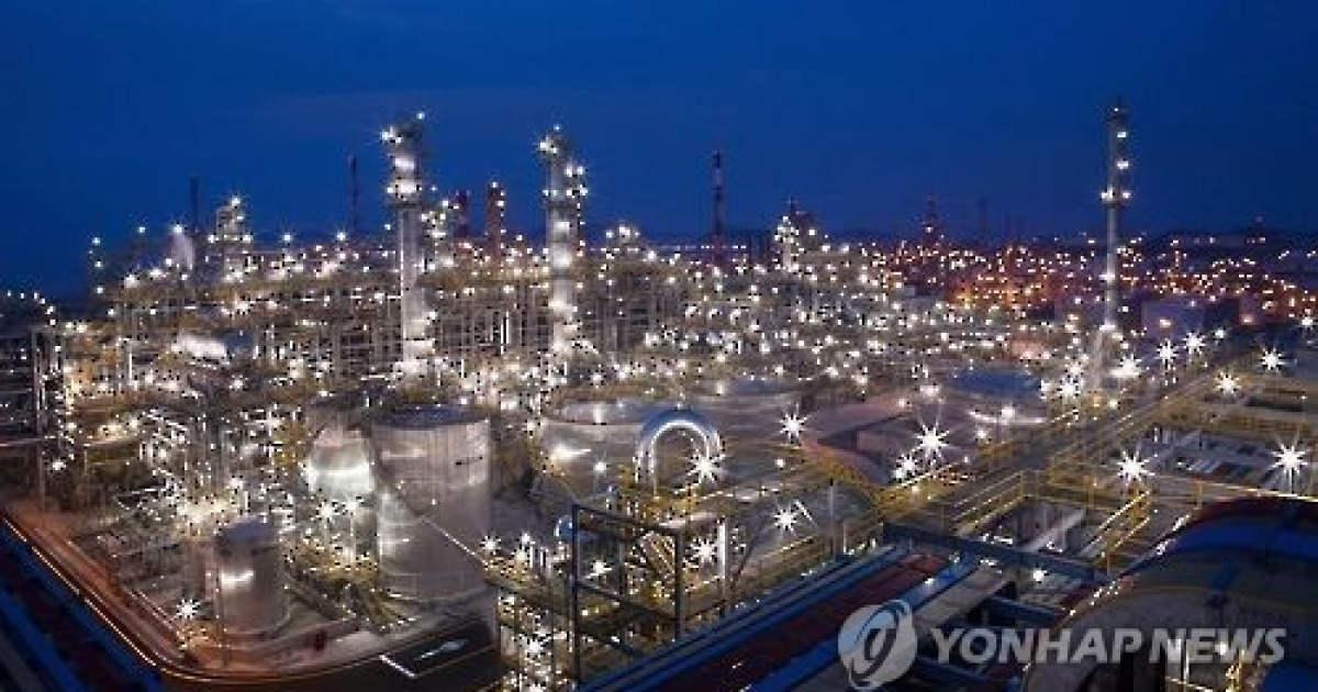 서산 대산석유화학단지 전경