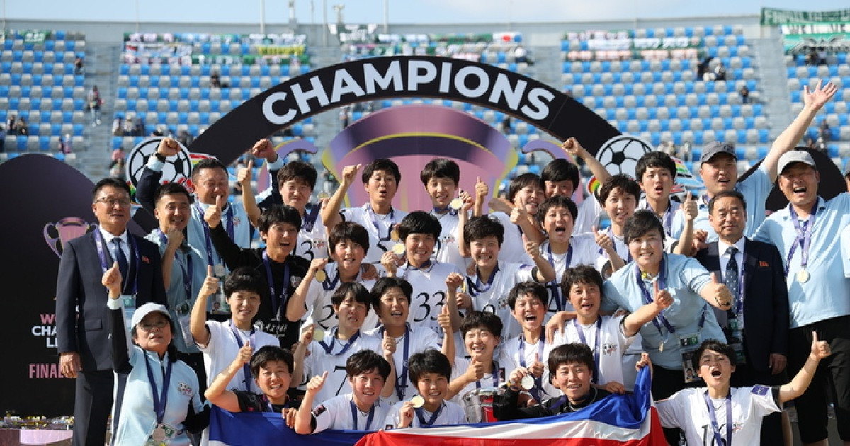 [현장 REVIEW] 이런 북한 축구 있었나...한국에서 15억원 방긋, 아시아 챔피언 등극 → AWCL 결승서 일본 도쿄 베르디에 1-0 승리