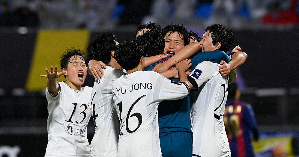 '시청률 효자' 北 내고향, 결승전도 韓 지상파 생중계…우승 장면 전파 타나