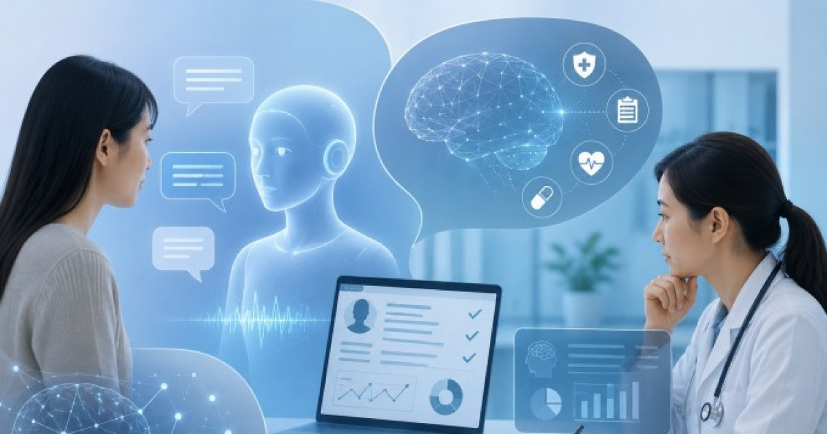 "30분 안에 핵심 정보 수집"…정신과 진료 전 AI와 먼저 대화