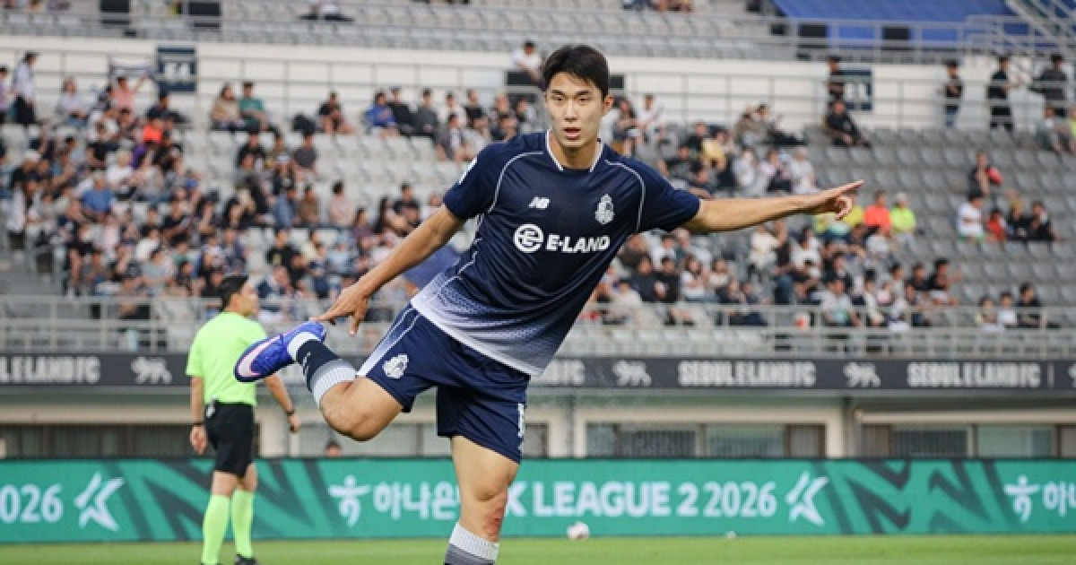 '에울레르 홈 3G 연속골' 서울 이랜드, 성남 3-1 격파…2위 도약