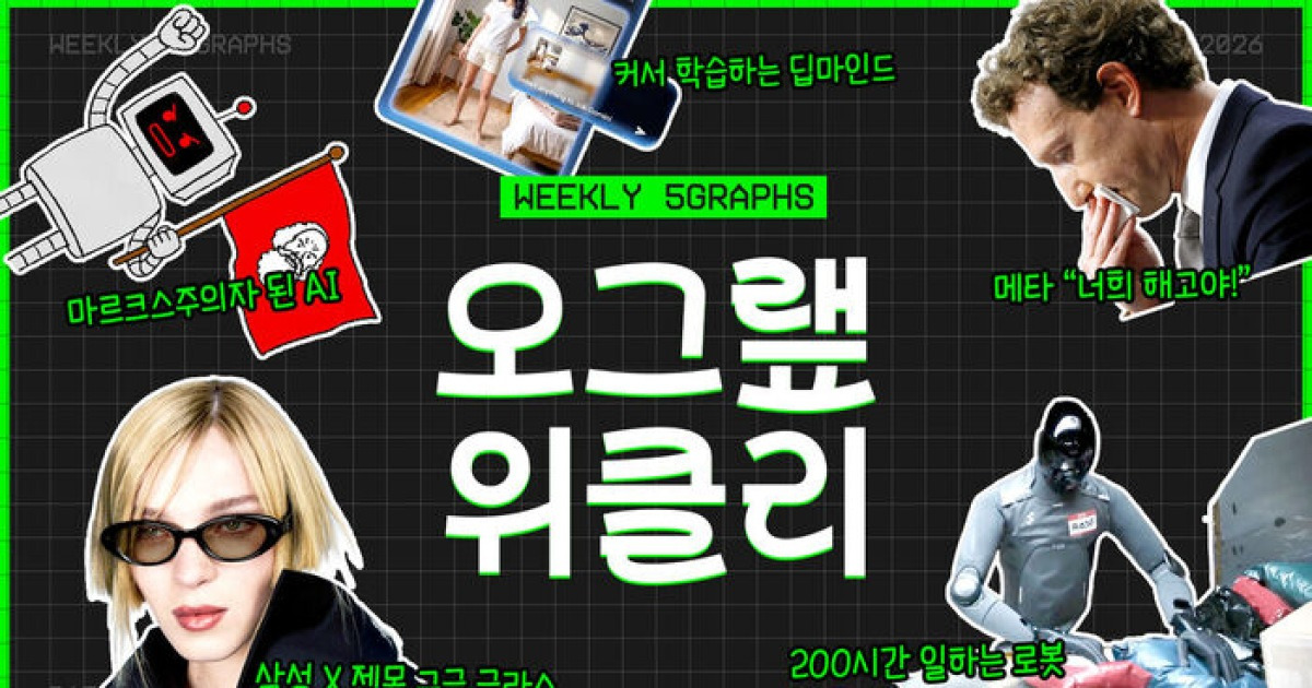 [오그랲 위클리] '마르크스주의자'가 된 AI 부터 '200시간' 로봇 스트리밍까지…이번 주 당신이 놓친 5가지 AI 뉴스